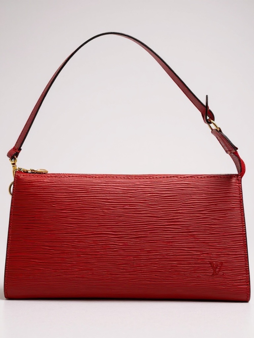 Louis Vuitton Epi  RED leather Pochette